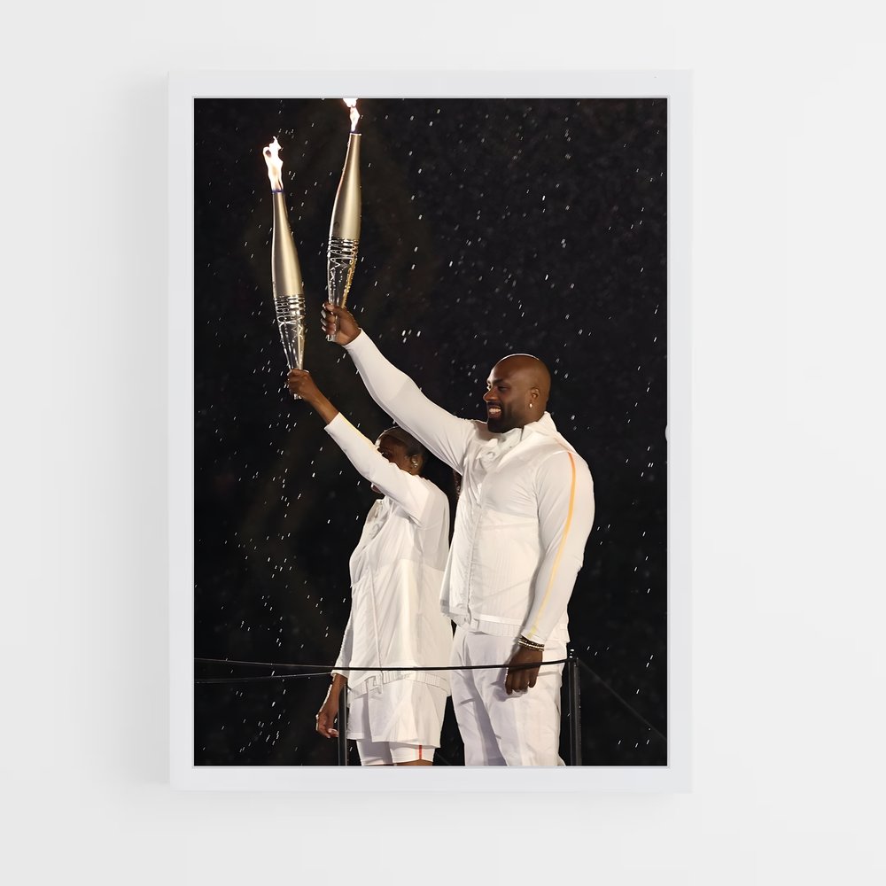 Poster La Flamme des Héros – affiche Judo (vue 3)
